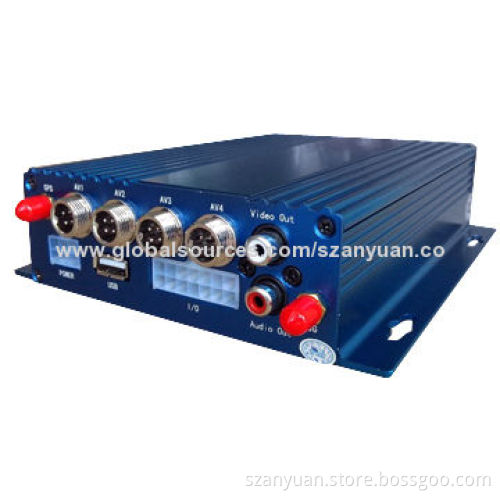 Mobile DVR, Supports GPS and 3G, 32GB SD Card and USB, with Simultaneous Audio and Video Recording